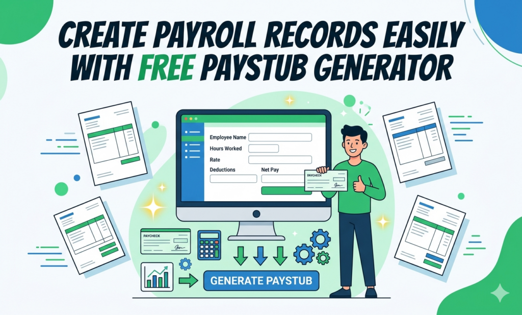 Create Payroll Records Easily with Free Paystub Generator